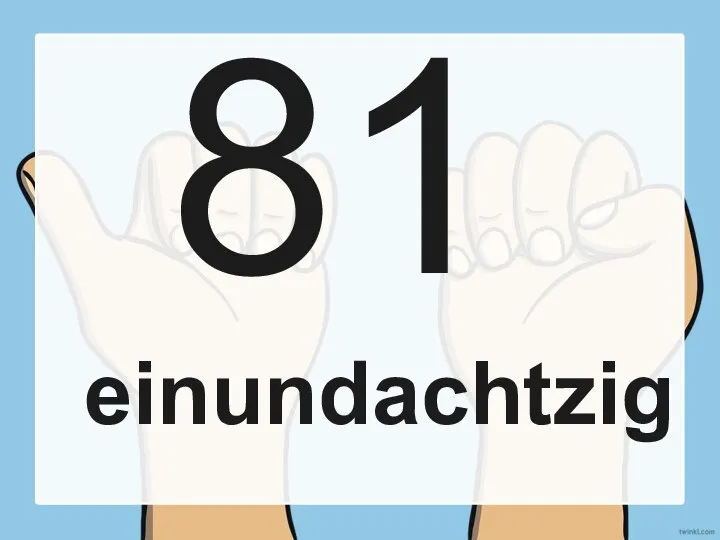 81 einundachtzig