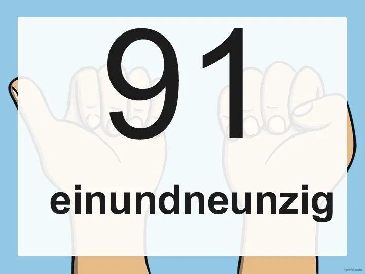 91 einundneunzig