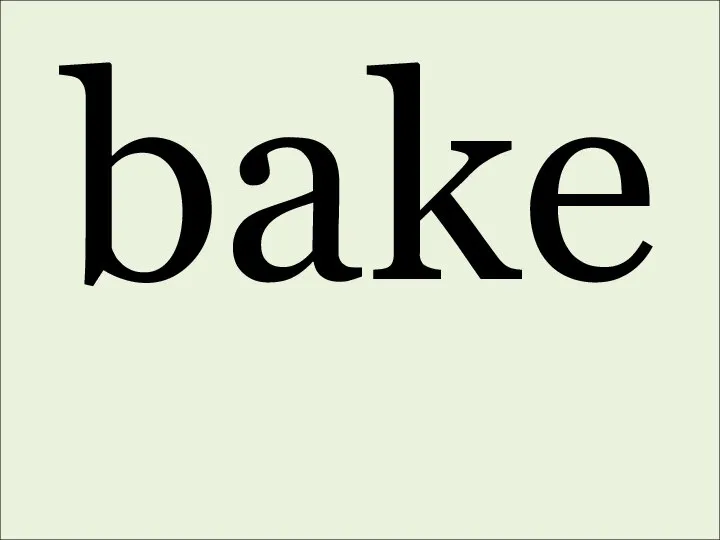 bake