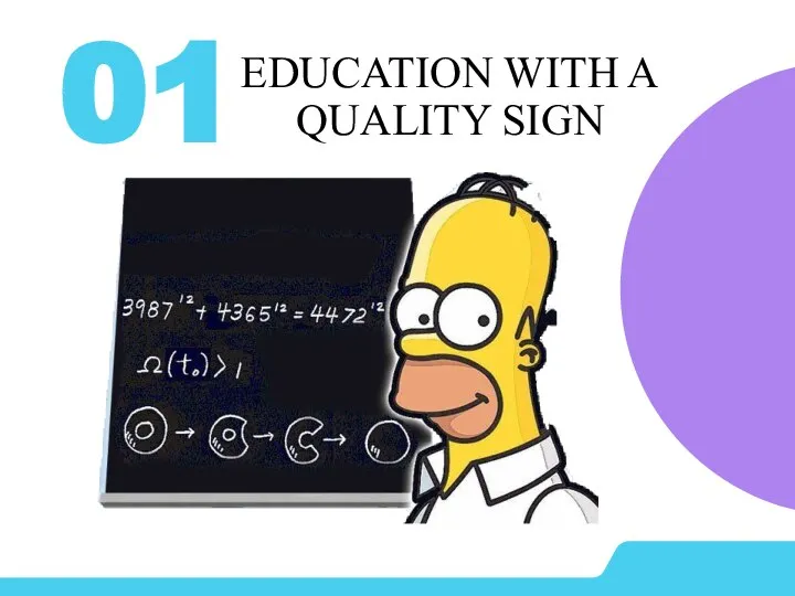EDUCATION WITH A QUALITY SIGN 01