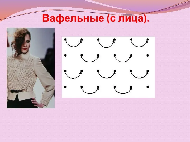 Вафельные (с лица).