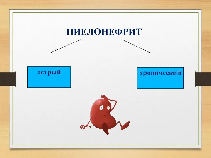 ПИЕЛОНЕФРИТ острый хронический