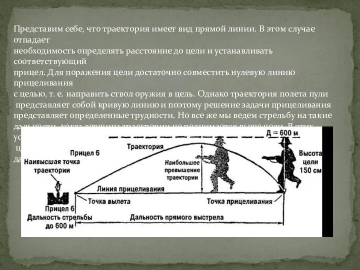 Представим себе, что траектория имеет вид прямой линии. В этом случае отпадает