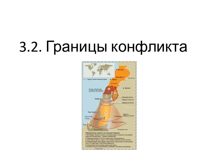 3.2. Границы конфликта