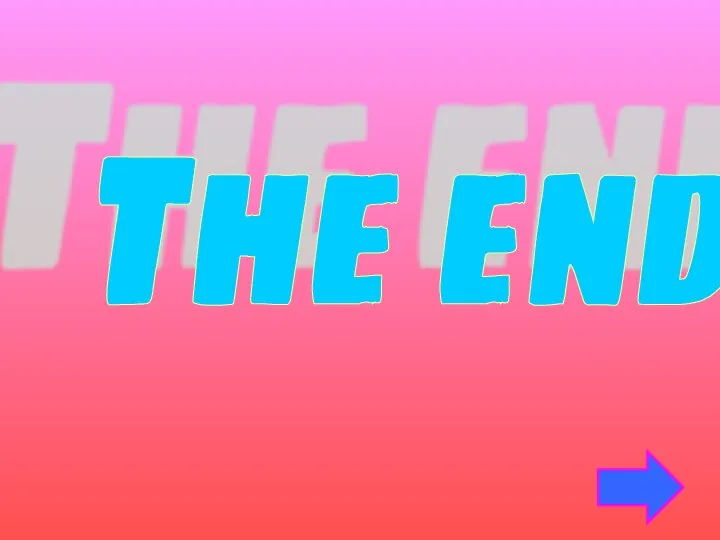 The end