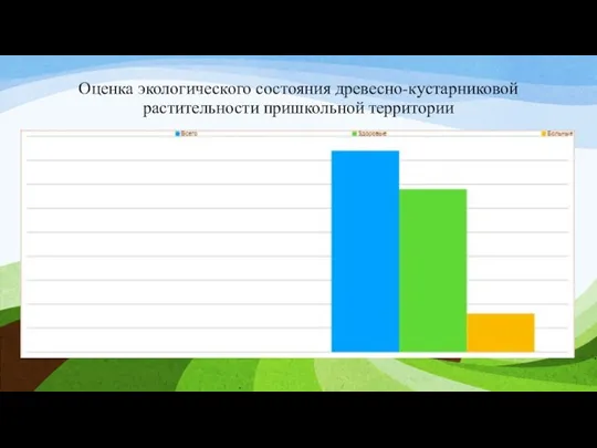 Оценка экологического состояния древесно-кустарниковой растительности пришкольной территории