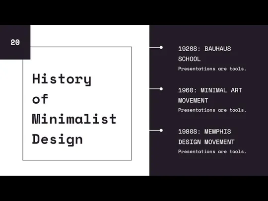 20 History of Minimalist Design