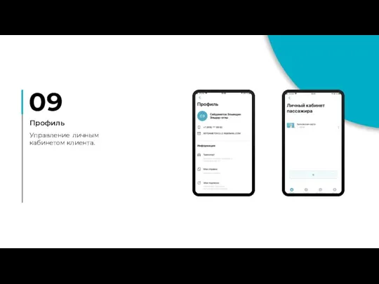 09 Профиль Управление личным кабинетом клиента.