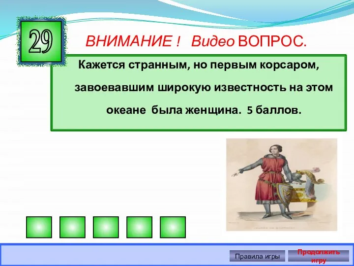 ВНИМАНИЕ ! Видео ВОПРОС. Кажется странным, но первым корсаром, завоевавшим широкую известность