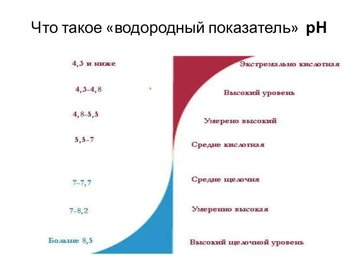 Что такое «водородный показатель» рН .