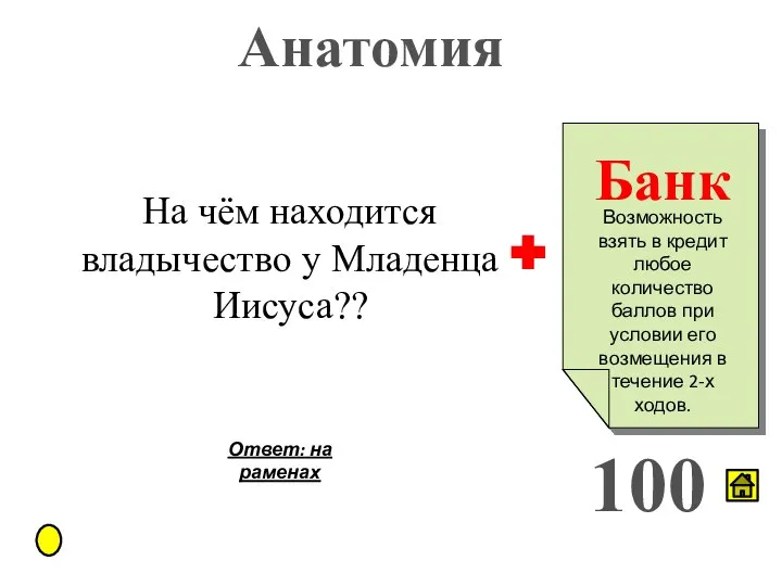 Анатомия 100 Банк + Возможность взять в кредит любое количество баллов при