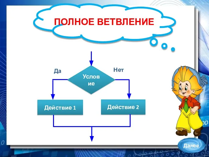 ПОЛНОЕ ВЕТВЛЕНИЕ