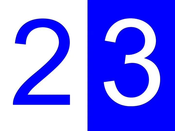 2 3