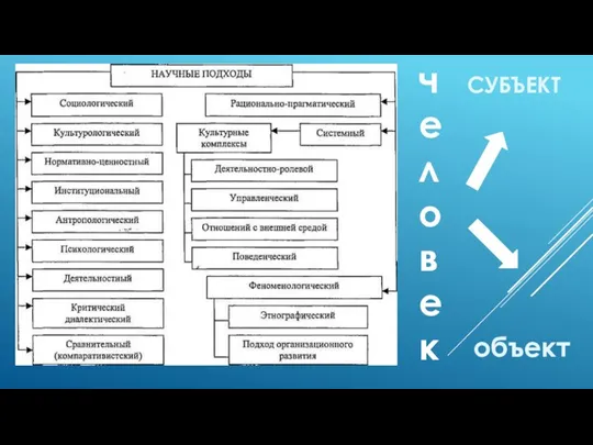 человек СУБЪЕКТ объект