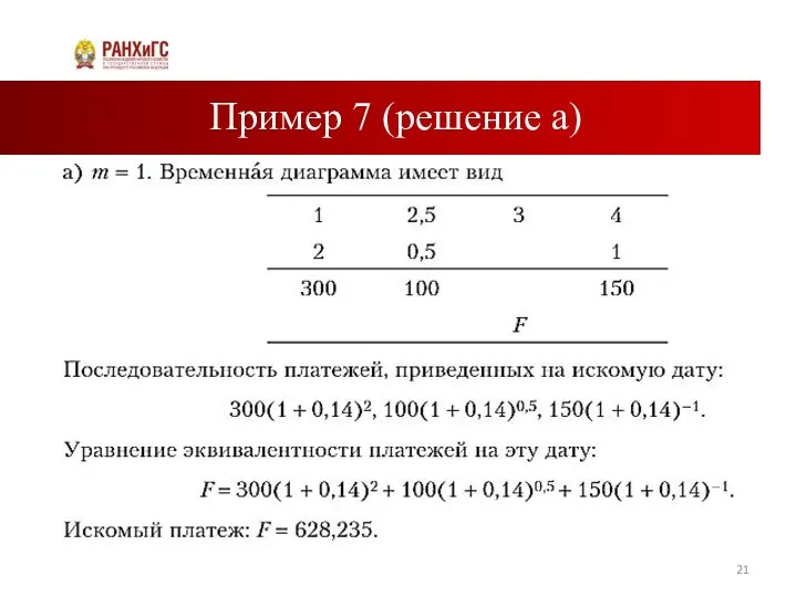 Пример 7 (решение а)