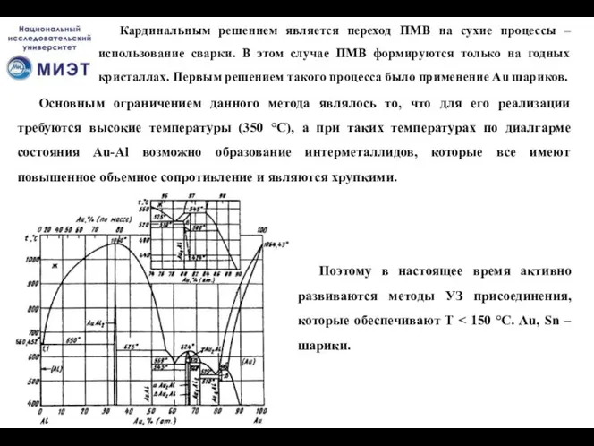 Кардинальным решением является переход ПМВ на сухие процессы – использование сварки. В