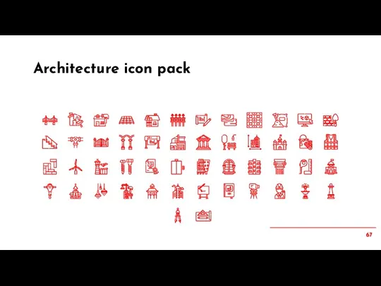 Architecture icon pack