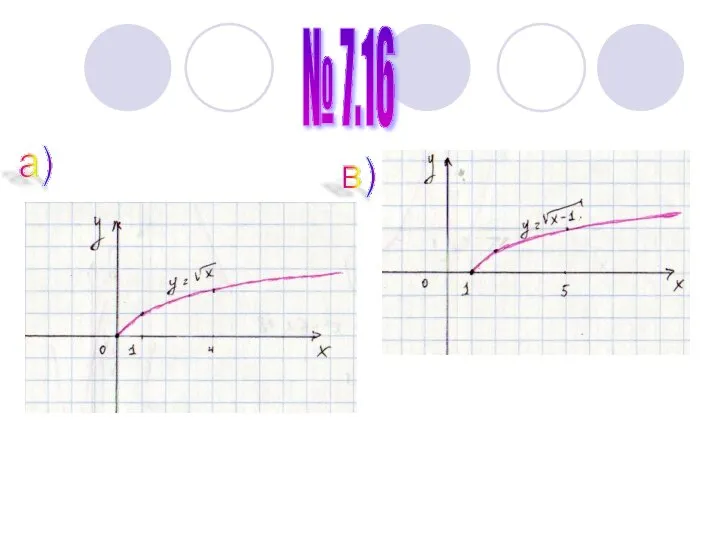 а) в) № 7.16
