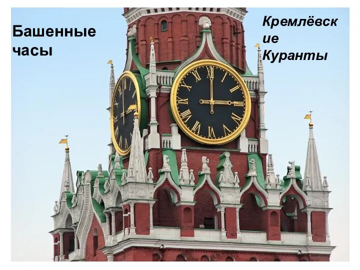 Башенные часы Кремлёвские Куранты