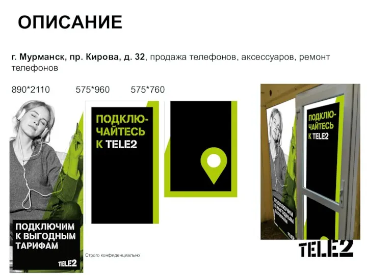 ОПИСАНИЕ * Строго конфиденциально * Строго конфиденциально г. Мурманск, пр. Кирова, д.