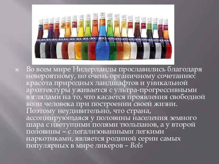 Во всем мире Нидерланды прославились благодаря невероятному, но очень органичному сочетанию: красота