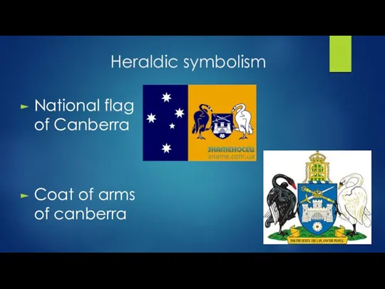 Heraldic symbolism National flag of Canberra Coat of arms of canberra