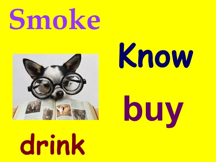 drink Know Smoke buy