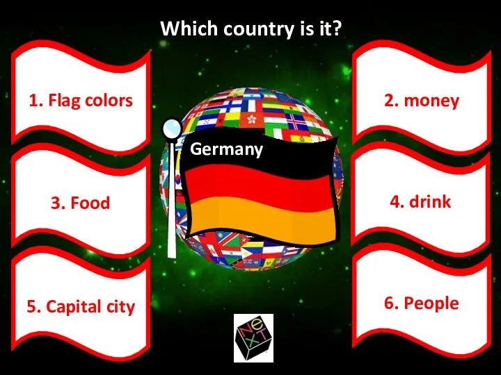 Black,red and gold euro sausages beer Berlin Hitler 6. People 5. Capital