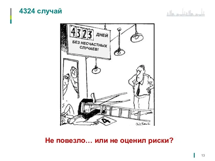 4324 случай Не повезло… или не оценил риски?