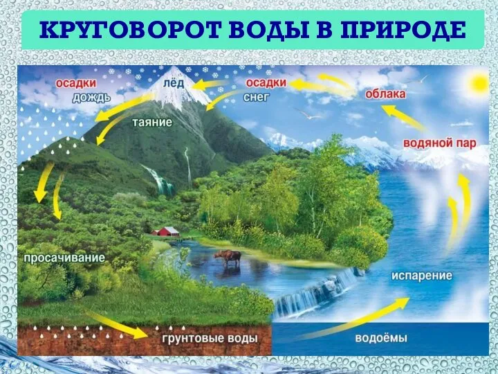 КРУГОВОРОТ ВОДЫ В ПРИРОДЕ