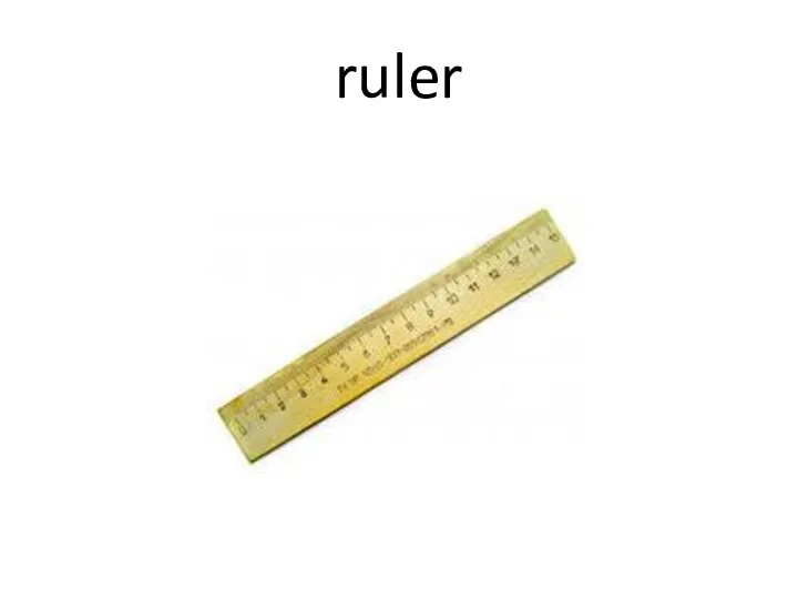 ruler