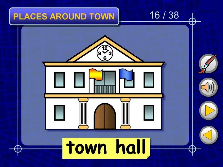 16 / 38 town hall