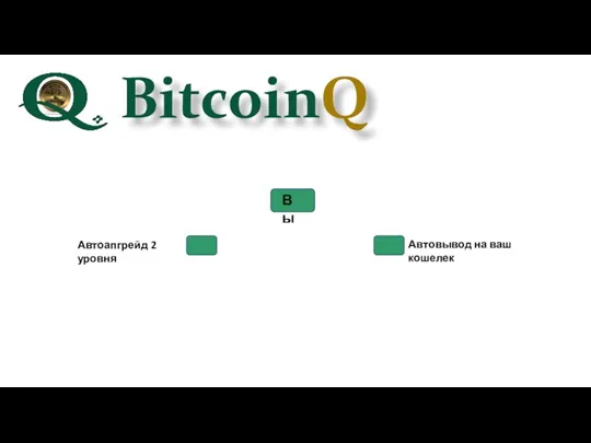 BitcoinQ Вы Автоапгрейд 2 уровня Автовывод на ваш кошелек