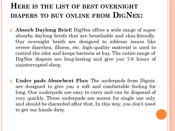 Here is the list of best overnight diapers to buy online from