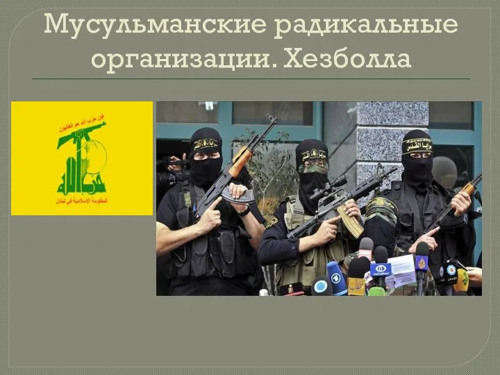 Мусульманские радикальные организации. Хезболла
