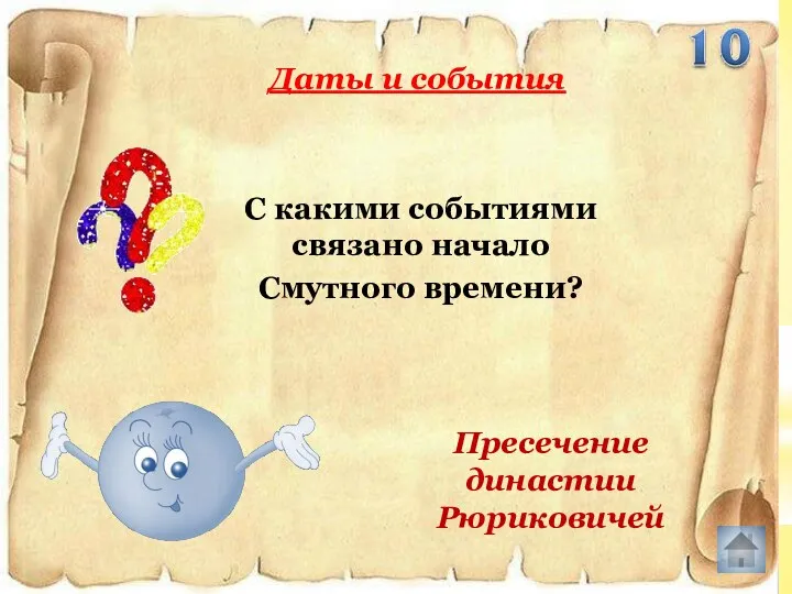 С какими событиями связано начало Смутного времени? Даты и события Пресечение династии Рюриковичей