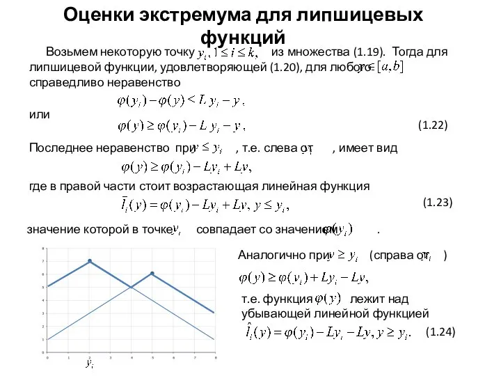 Возьмем некоторую точку из множества (1.19). Тогда для липшицевой функции, удовлетворяющей (1.20),