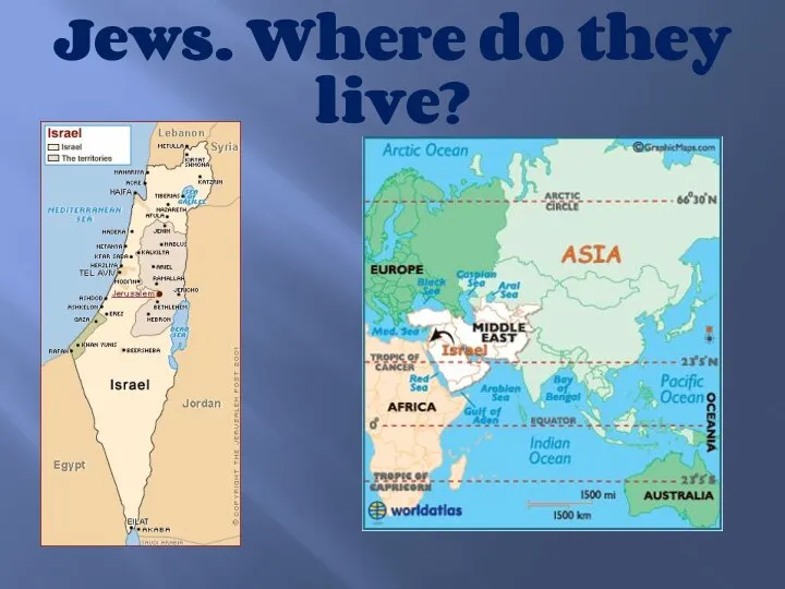 Jews. Where do they live?