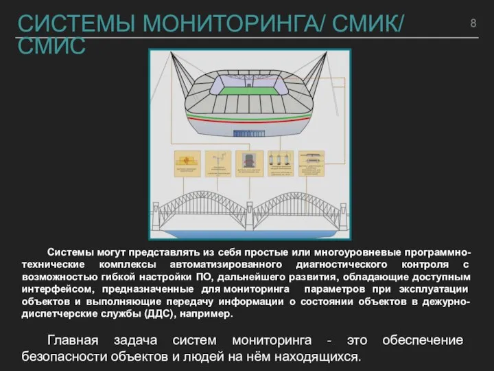 СИСТЕМЫ МОНИТОРИНГА/ СМИК/ СМИС Системы могут представлять из себя простые или многоуровневые