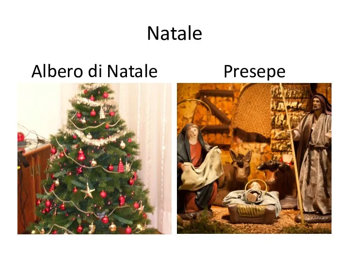 Natale Albero di Natale Presepe