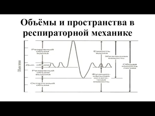 Объёмы и пространства в респираторной механике