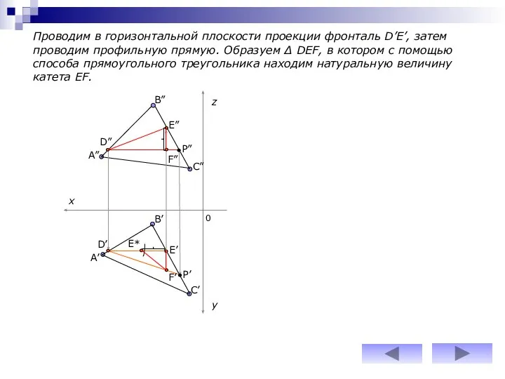 z y x A” A’ B” B’ C” C’ D” D’ P”