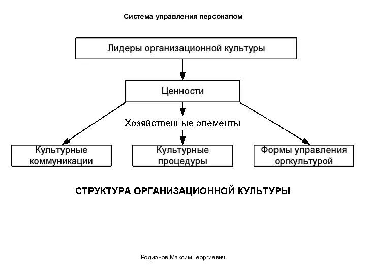 Система управления персоналом Родионов Максим Георгиевич