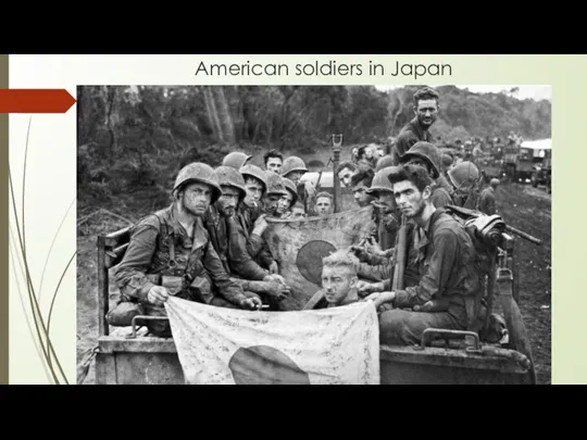 American soldiers in Japan