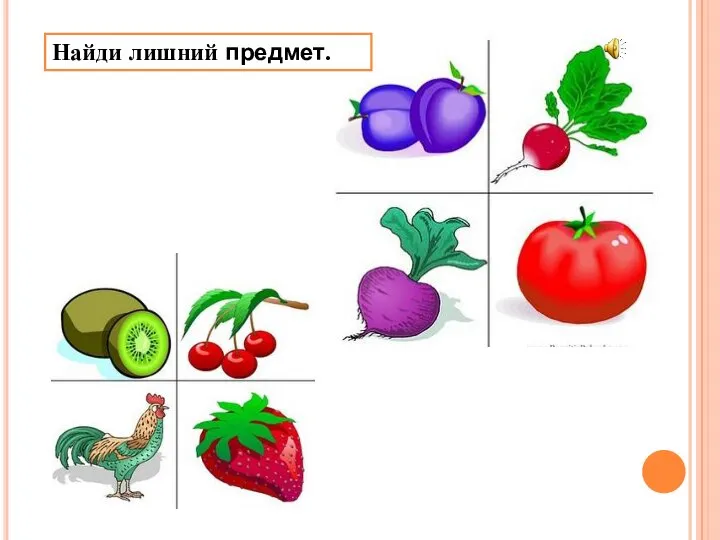 Найди лишний предмет.