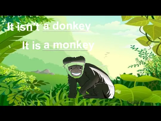 It isn’t It is a monkey a donkey Nataliia Alekseeva