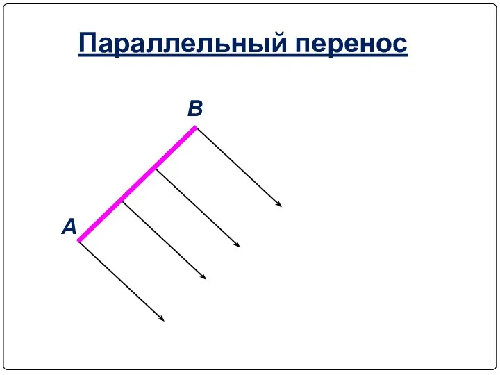 Параллельный перенос А В