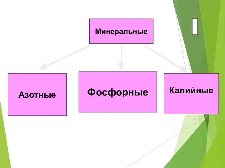 Минеральные Азотные Фосфорные Калийные P N