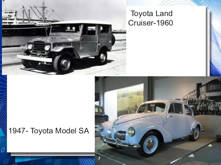 1947- Toyota Model SA Toyota Land Cruiser-1960