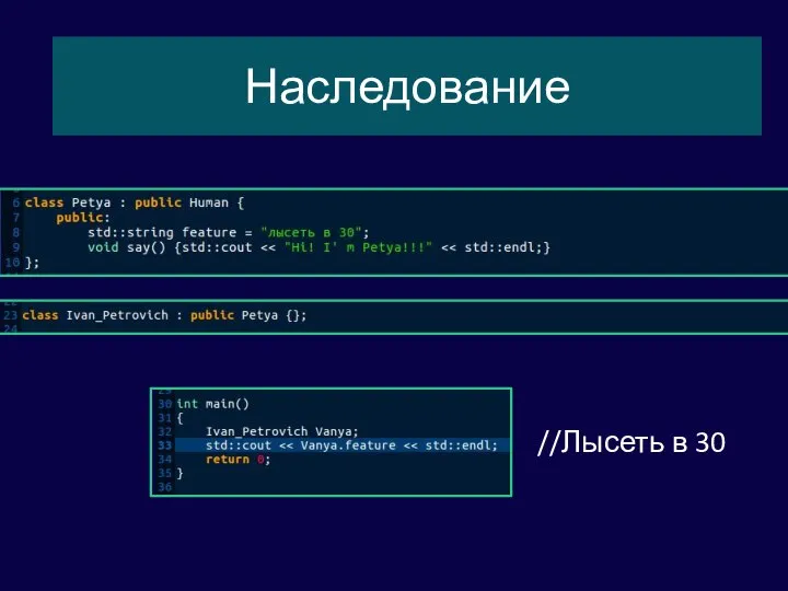 Наследование //Лысеть в 30